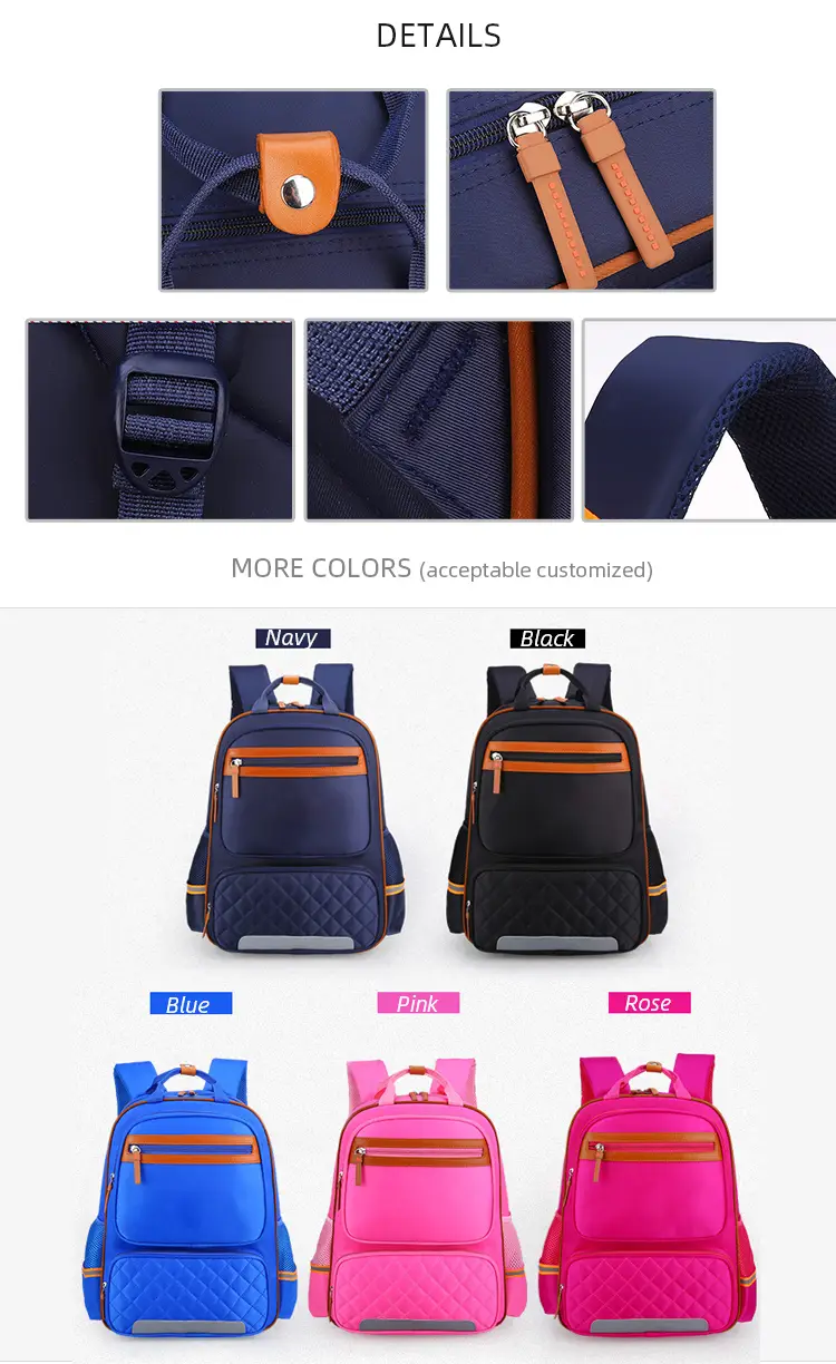 quilted-backpack-with-multi-pockets-and-reflective-strip (3)